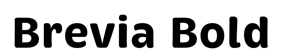 Brevia Bold cкачати шрифт безкоштовно